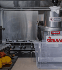 Tagliaverdure professionale in acciaio inox