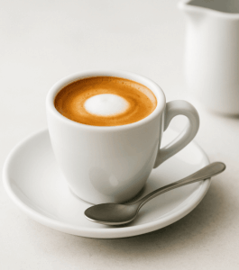 Tazze caffè professionali, bricchi e lattiere in acciaio per bar