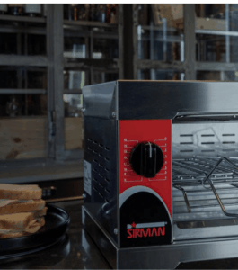 Tostiera professionale elettrica per bar