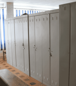 armadietti in metallo per lo spogliatoio