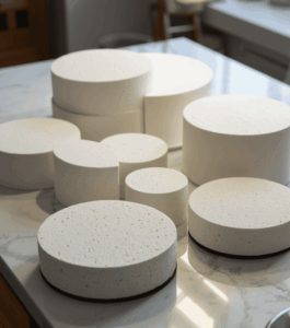 Basi in polistirolo tondo per cake design professionale