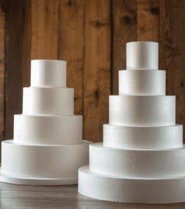 Basi in polistirolo wonky per torte creative