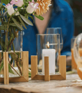 Candele professionali da esterno per ristoranti