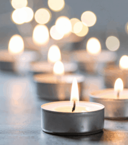 Candele tealight professionali per ristoranti e hotel