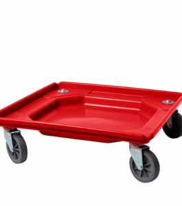 Carrello portacassette professionale in acciaio inox