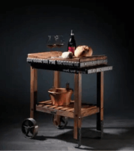 Ceppo in legno massiccio professionale per macelleria
