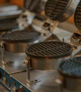 Crêpiere elettrica professionale con piastra in ghisa
