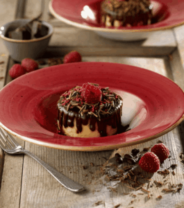 Porcellana linea Berry Red professionale