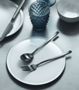 Posateria linea Sky Treasure professionale finiture preziose
