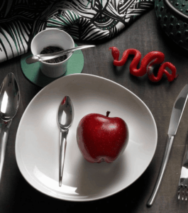 Posateria linea Snake professionale design sinuoso