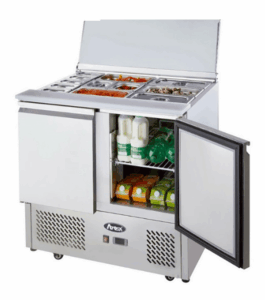 Saladette refrigerata professionale per cucina