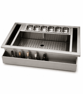 Banchi bar e accessori professionali in acciaio inox per locali