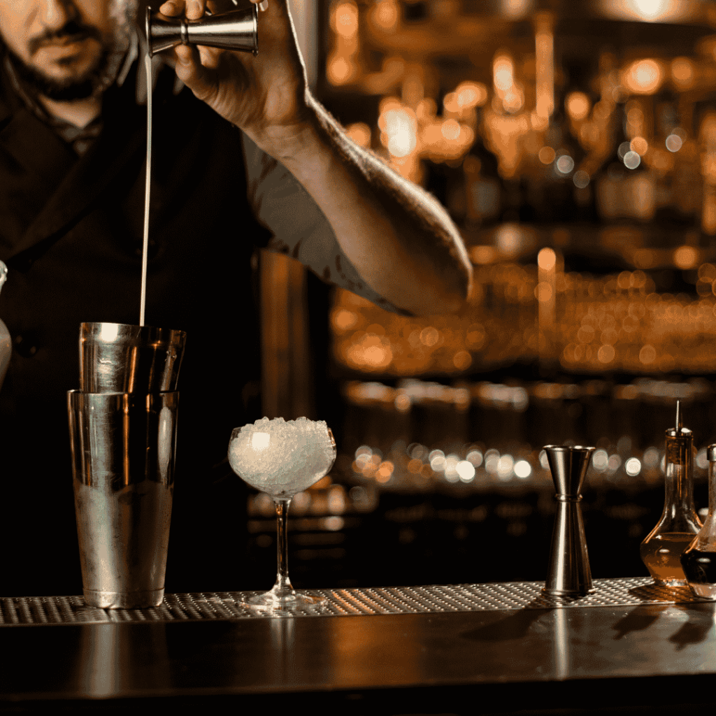 attrezzature per cocktail bar shaker in acciaio inox