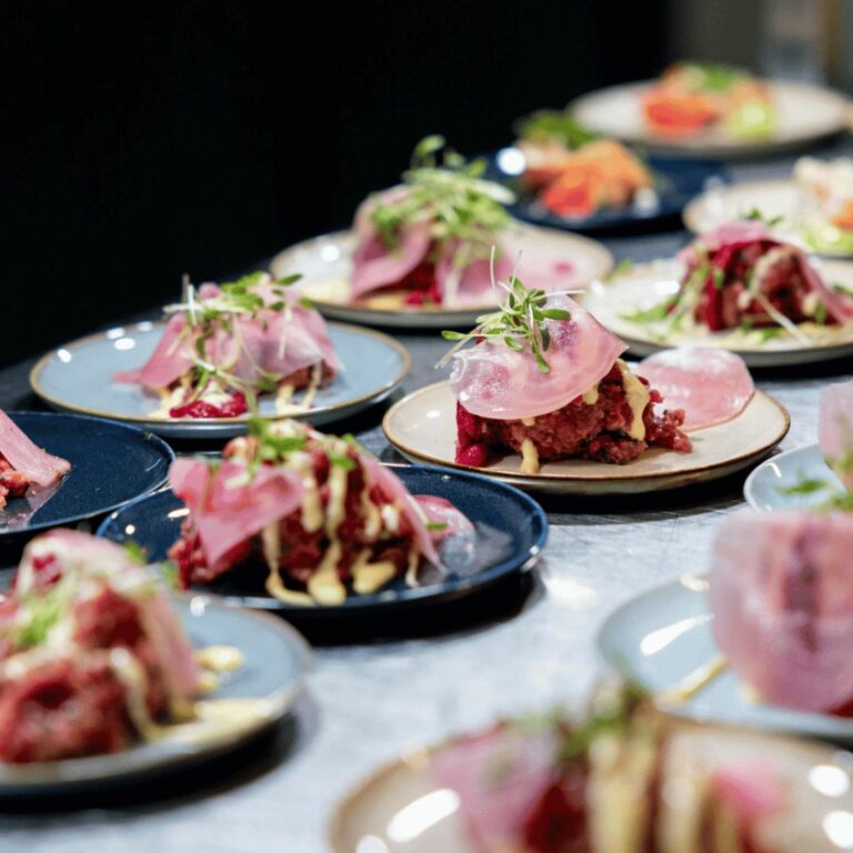 idee per allestimento buffet da bar