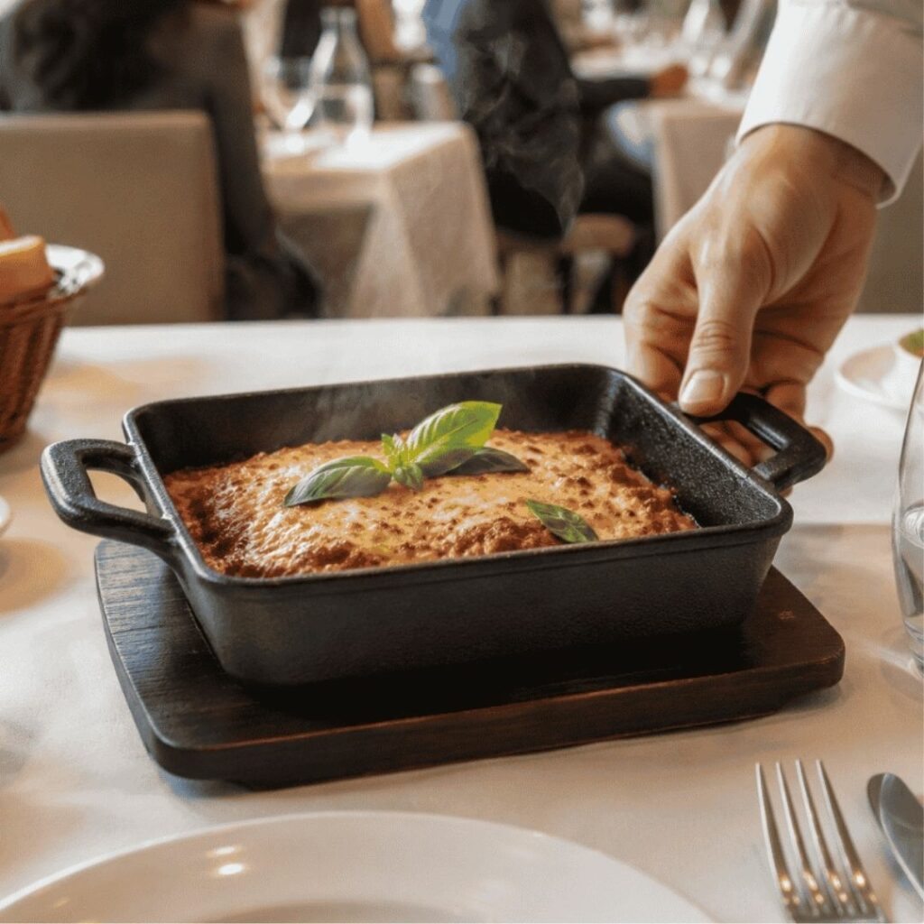 pentolame da servizio a tavola per ristoranti