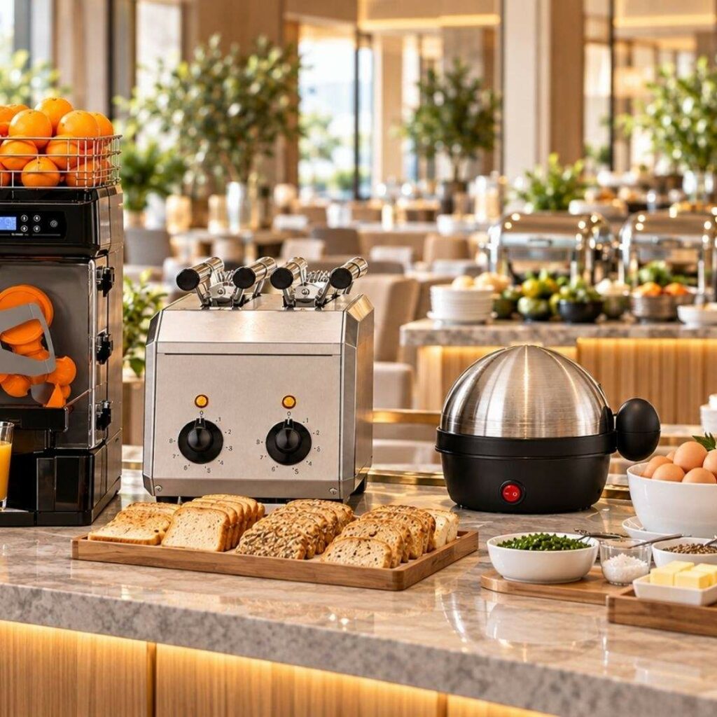 le attrezzature professionali per hotel
